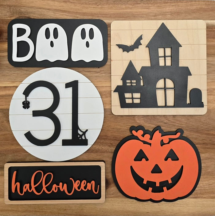 Halloween Tiered Tray Decor
