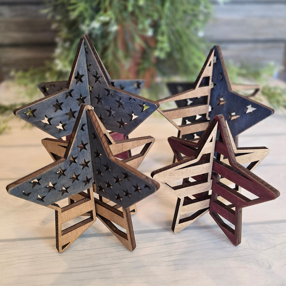 Standing Americana Stars - DIY Kit