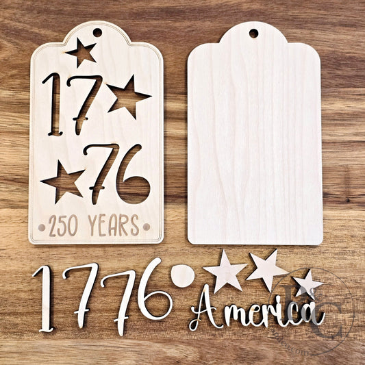 1776 Americana DIY Tag Kit - 250 Years