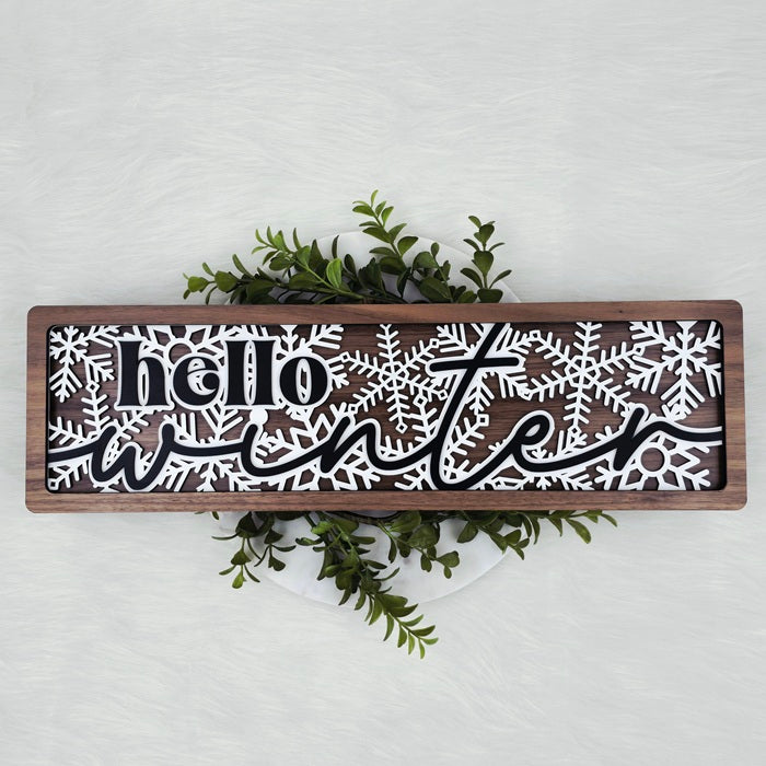 Hello Winter - Shelf Sitter