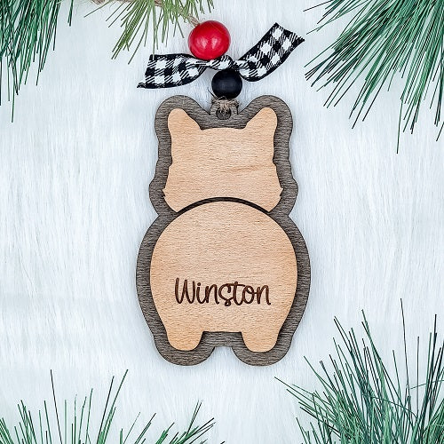 Personalized Dog Ornament