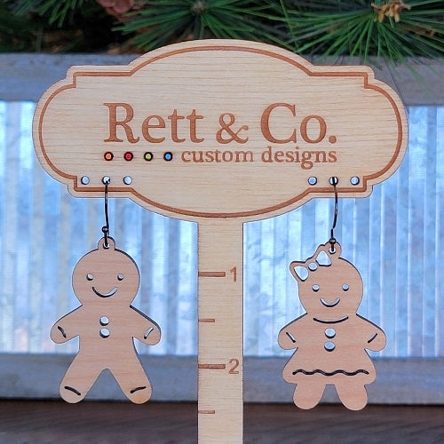 Gingerbread Earrings