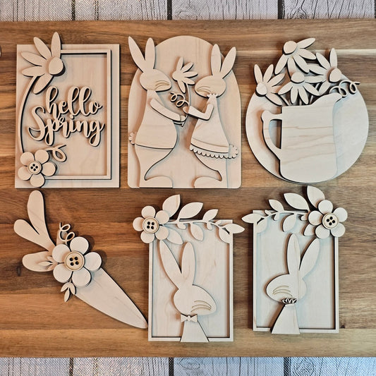 Hello Spring - DIY Tier Tray Decor