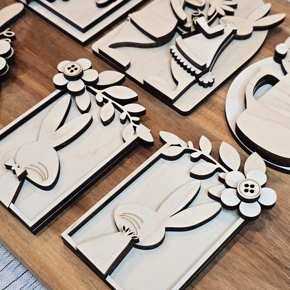 Hello Spring - DIY Tier Tray Decor