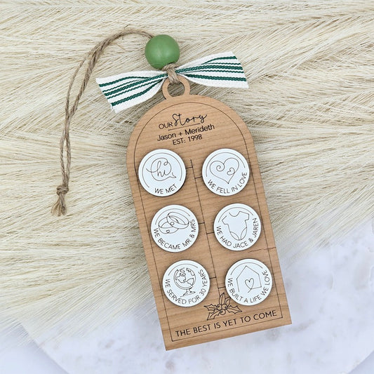 The Moments That Made Us – Personalized Storyboard Ornament