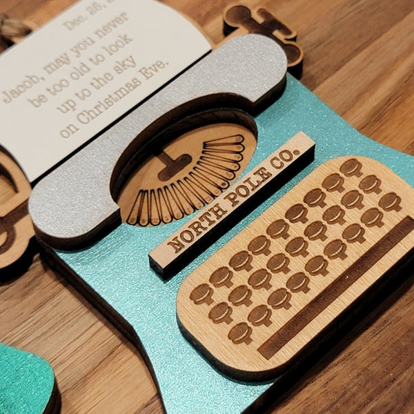 Retro Typewriter Ornament