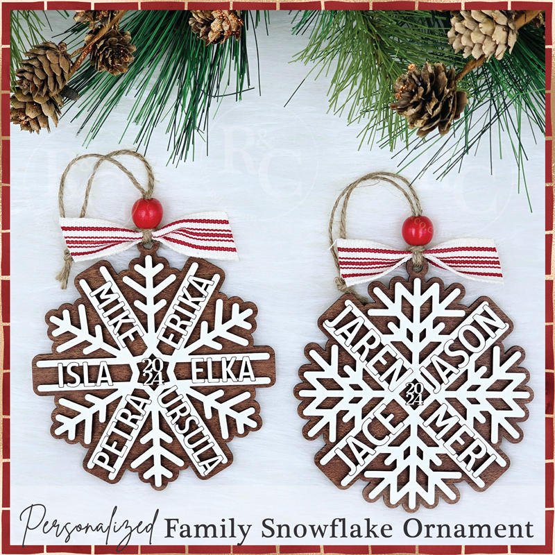 Personalized Snowflake Ornament