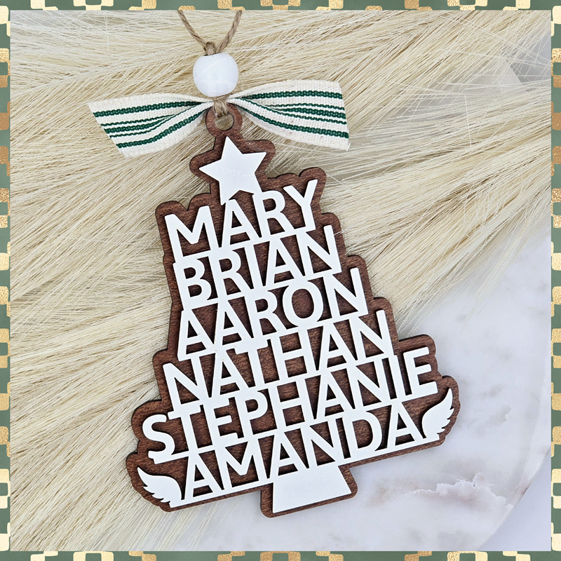 Personalized Christmas Tree Ornament