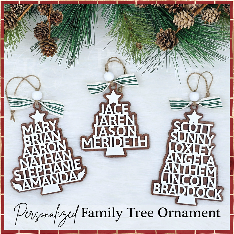 Personalized Christmas Tree Ornament