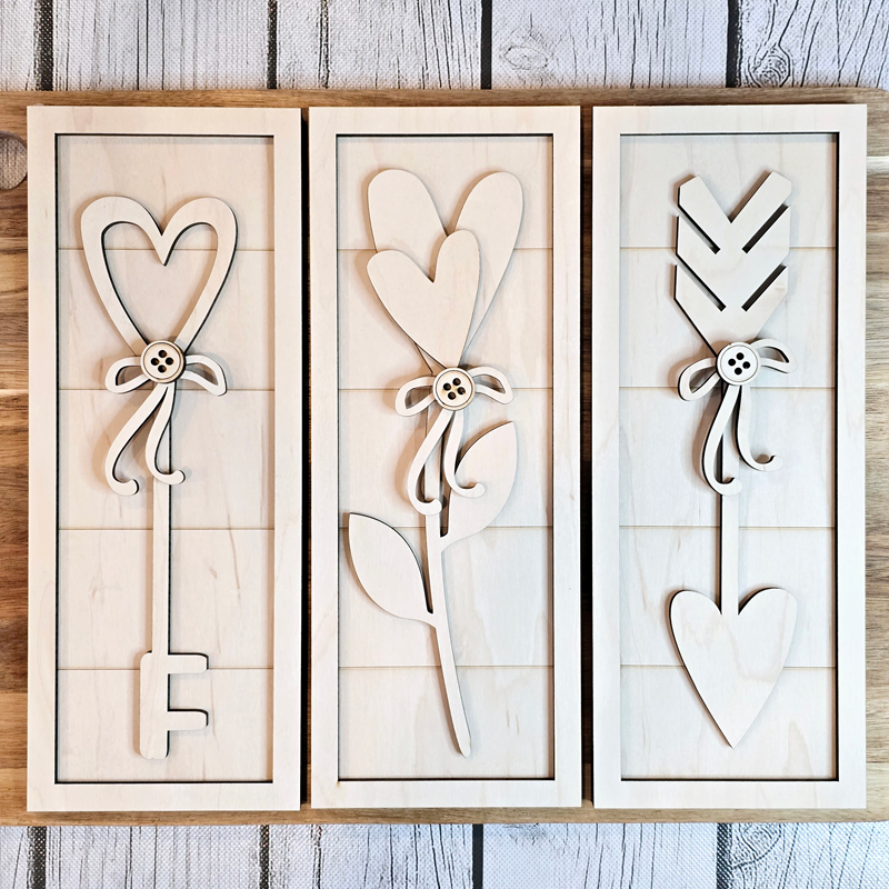 Valentine's Day Trio - DIY Seasonal Decor