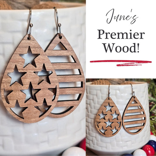 Stars and Stripes - June Earring Edit