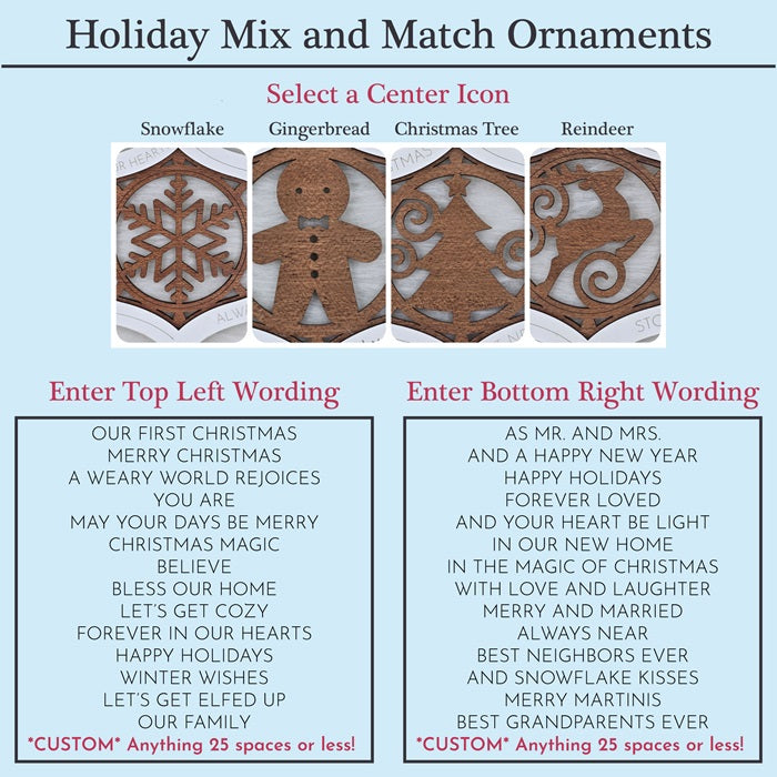 Mix and Match Ornament