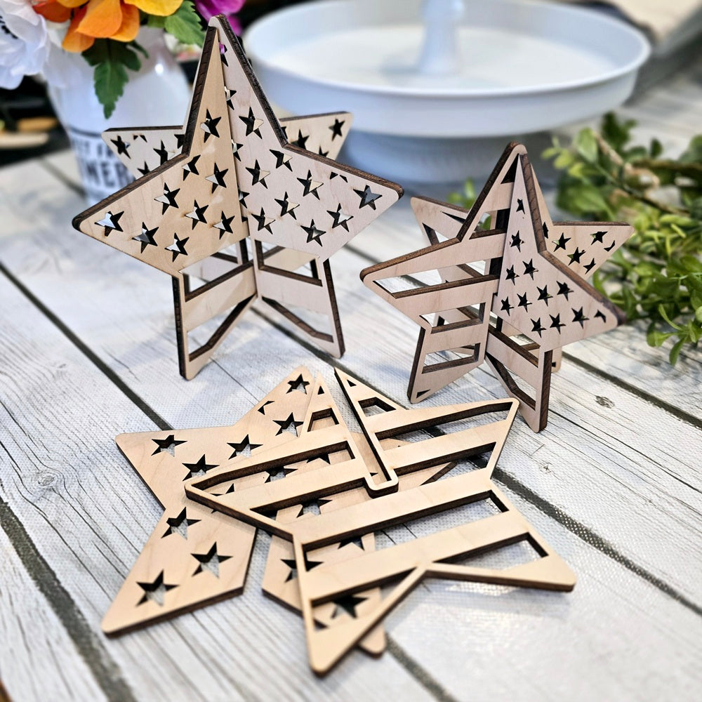 Standing Americana Stars - DIY Kit
