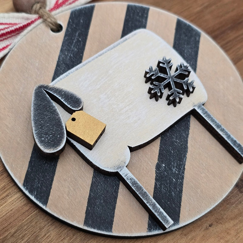 Rustic Farm DIY Ornament Set