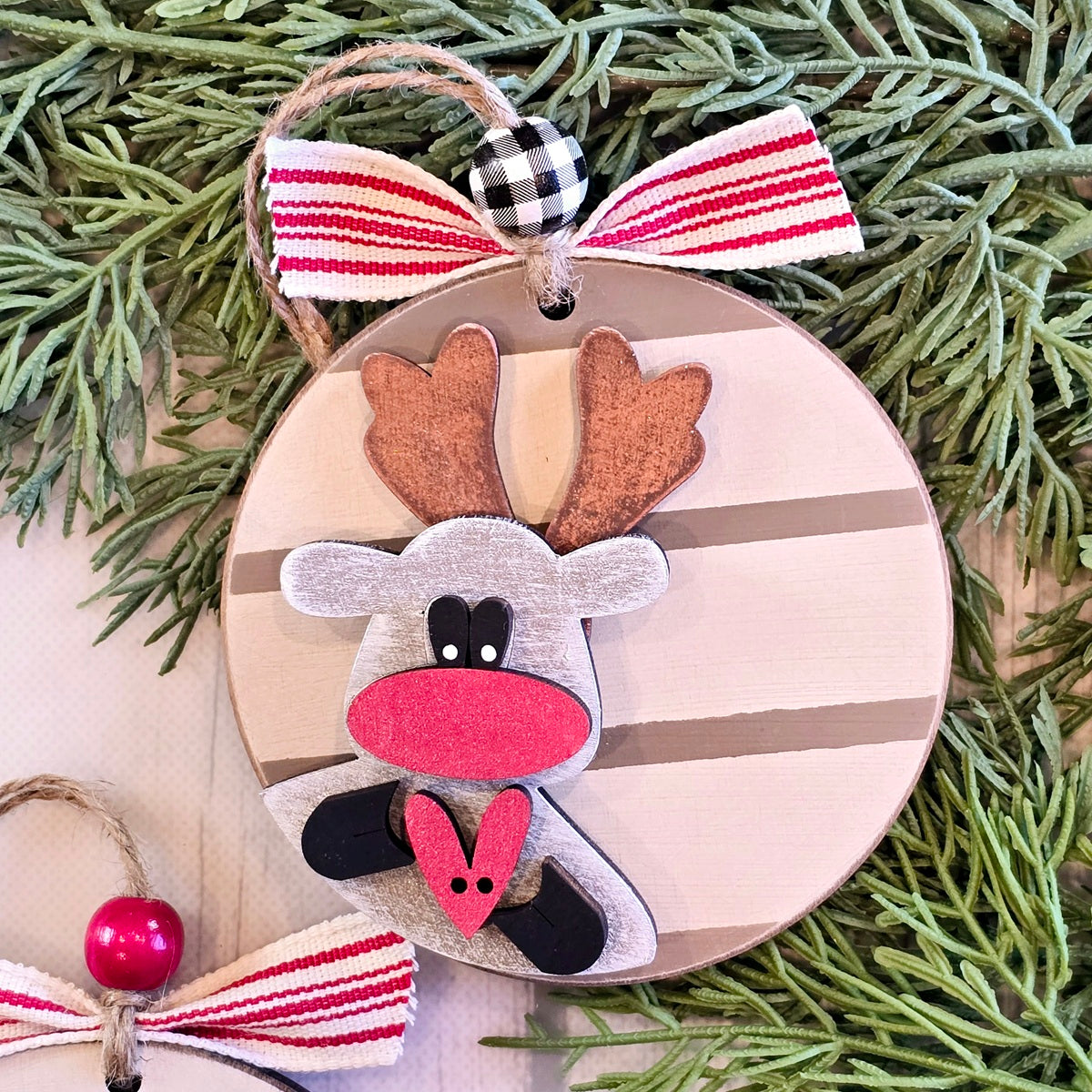 Reindeer Trio – DIY Ornament Kit