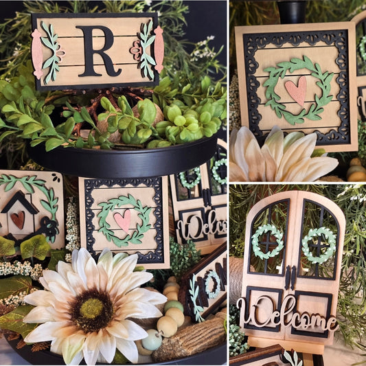 Home - DIY Tiered Tray Decor