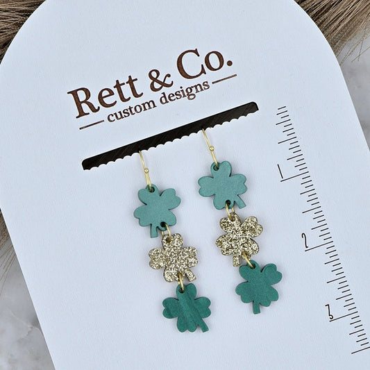 Four Leaf Clover Earrings
