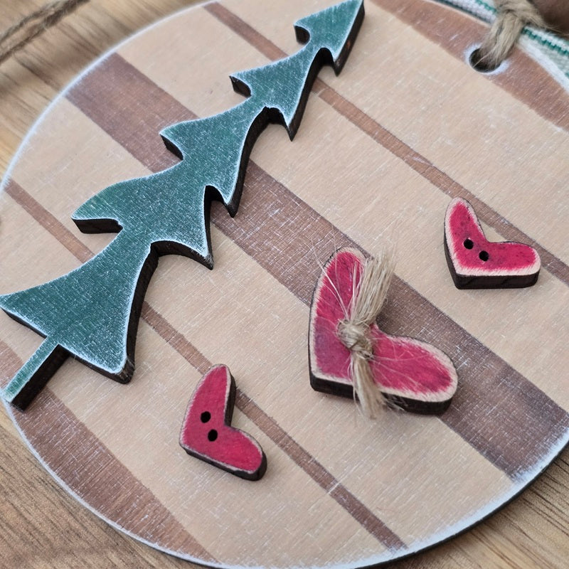 Rustic Farm DIY Ornament Set