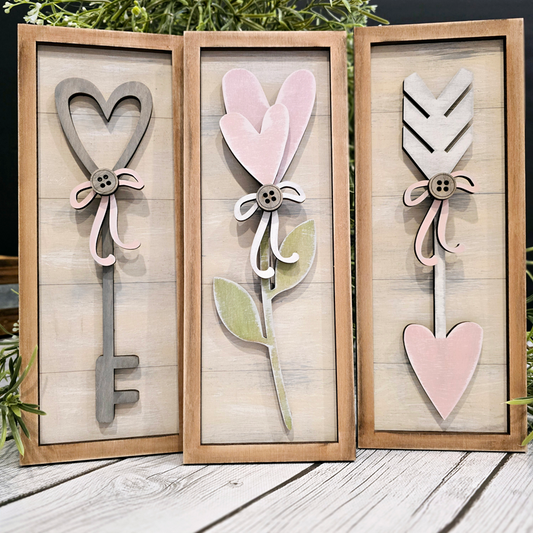 Valentine's Day Trio - DIY Seasonal Decor