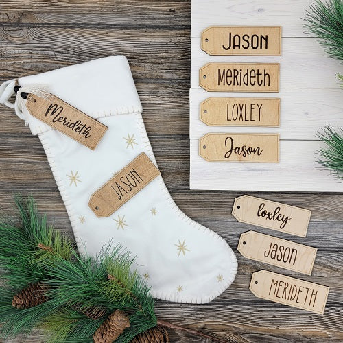 Rustic Stocking Tags