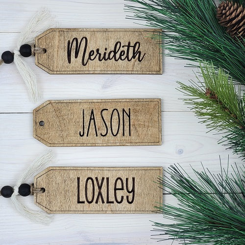 Rustic Stocking Tags