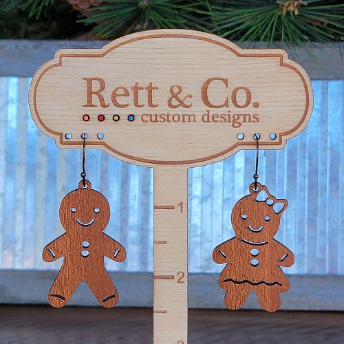 Gingerbread Earrings