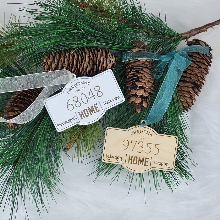 Zip Code Ornament