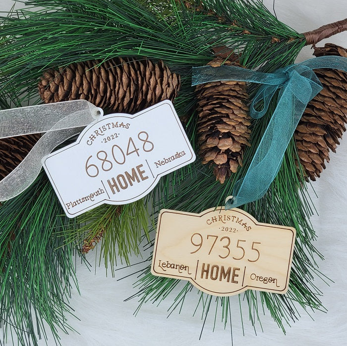 Zip Code Ornament